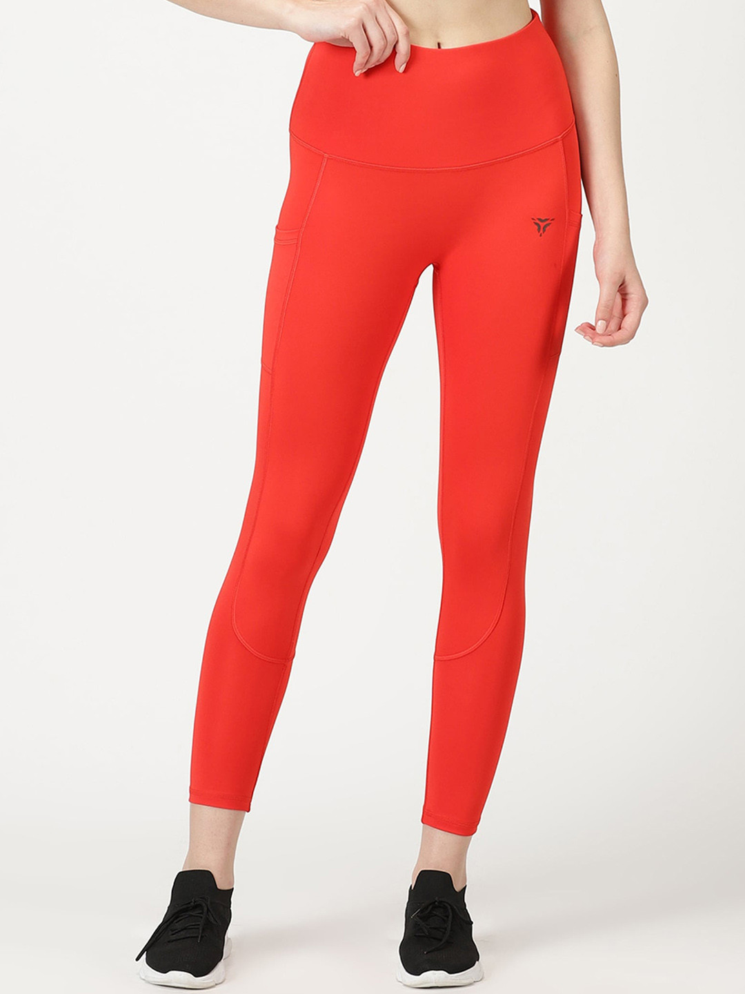 deb Women  High Waist Ankle Length Gym Tights with Stretchable & Comfortable Fabric