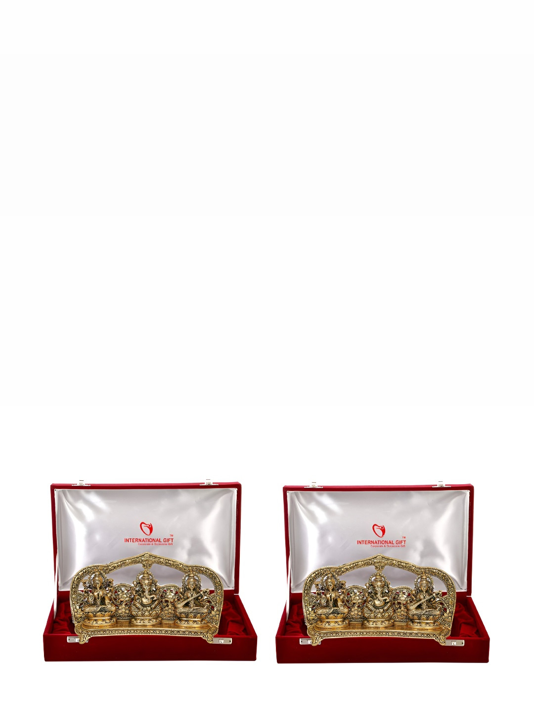 INTERNATIONAL GIFT Laxmi Ganesh Saraswati God Idol Statue