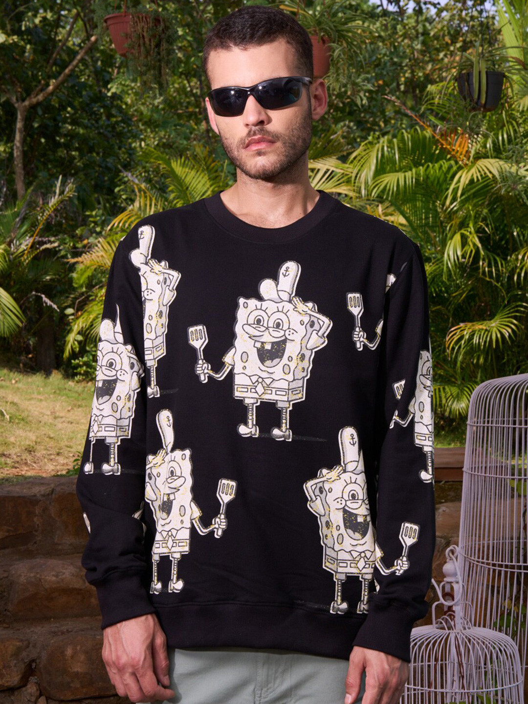 Bonkers Corner Sponge Bob Printed Long Sleeves Pullover