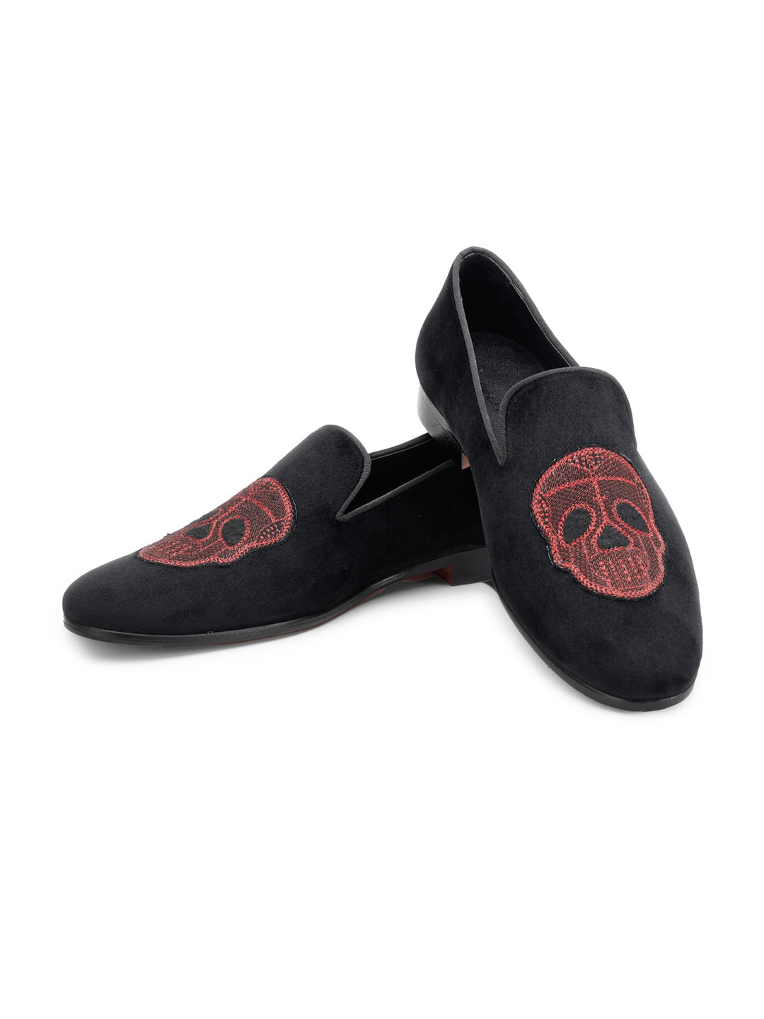 SHUTIQ Men SUGAR Embroidered Velvet Mojaris