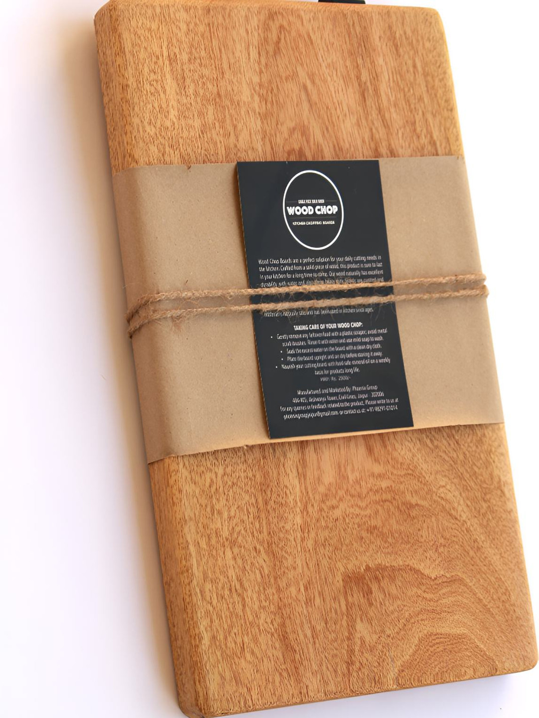 Wood Chop Mango Beige Reversible Wooden Chopping Board