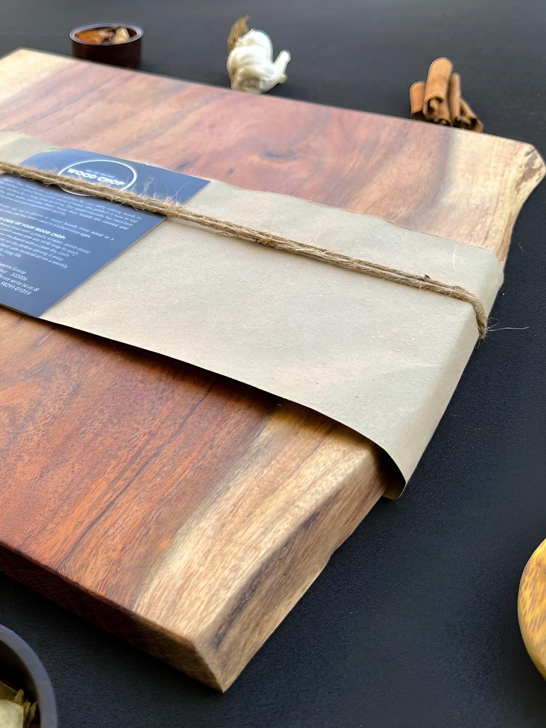 Wood Chop Brown Wood Cutting Board