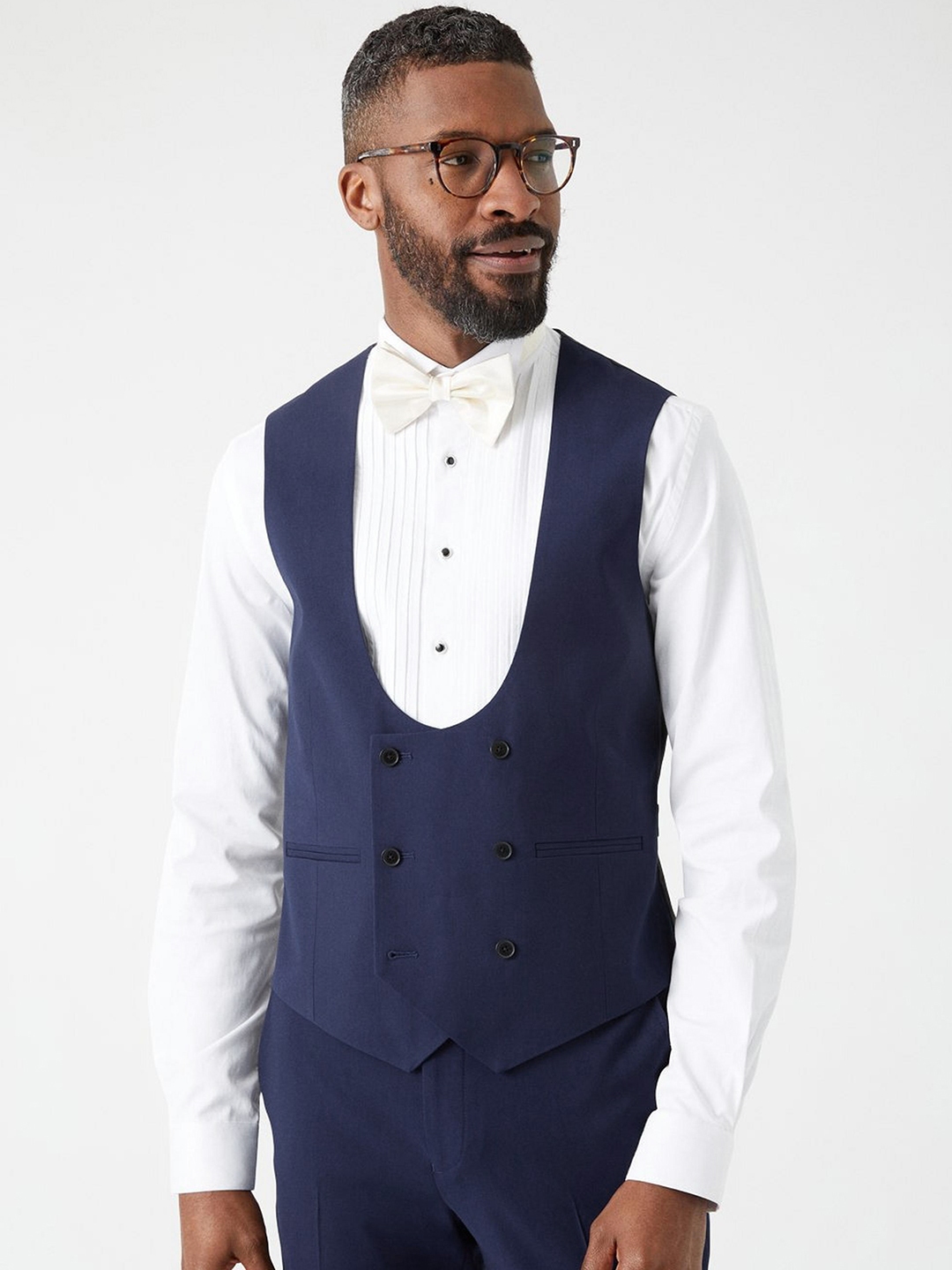 Burton grey waistcoat top