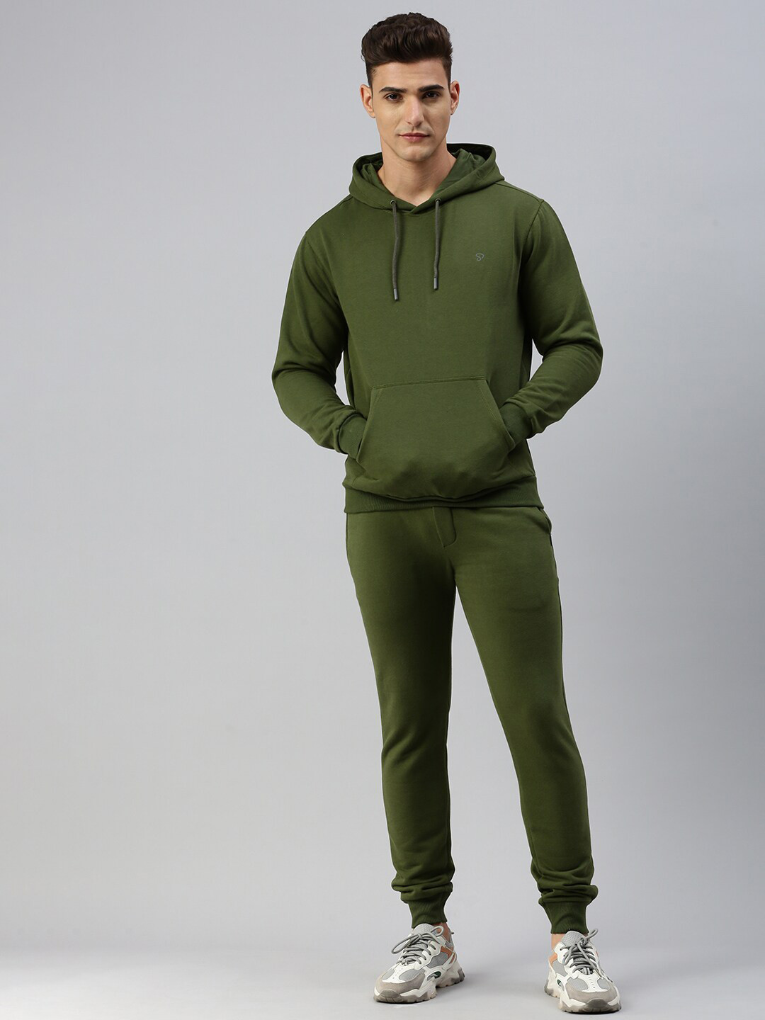 SPORTO Hooded Fleece Sweatshirt With Joggers