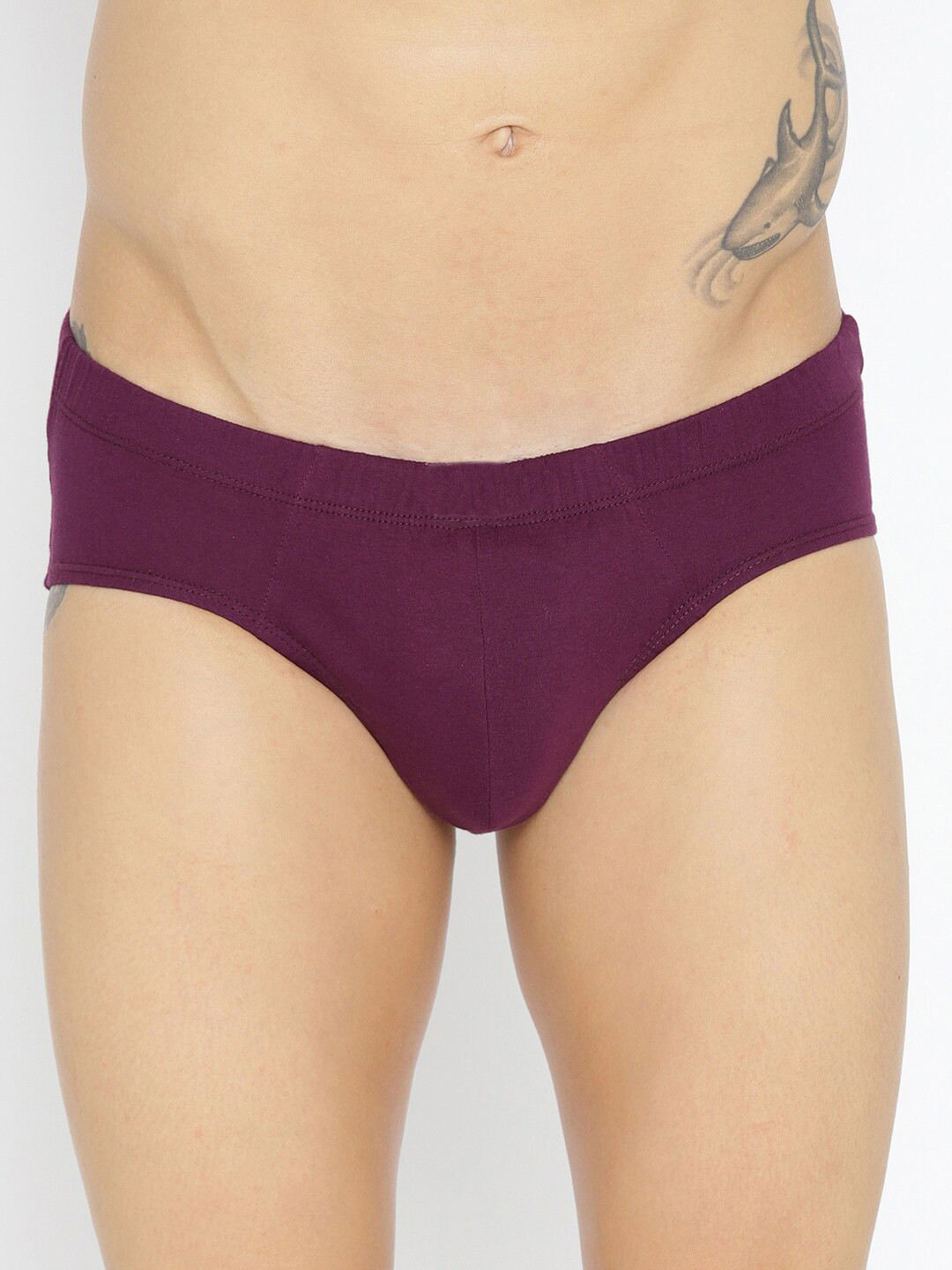 Roadster Pure Cotton Mid-Rise Basic Briefs RBIE-1003-WN-1