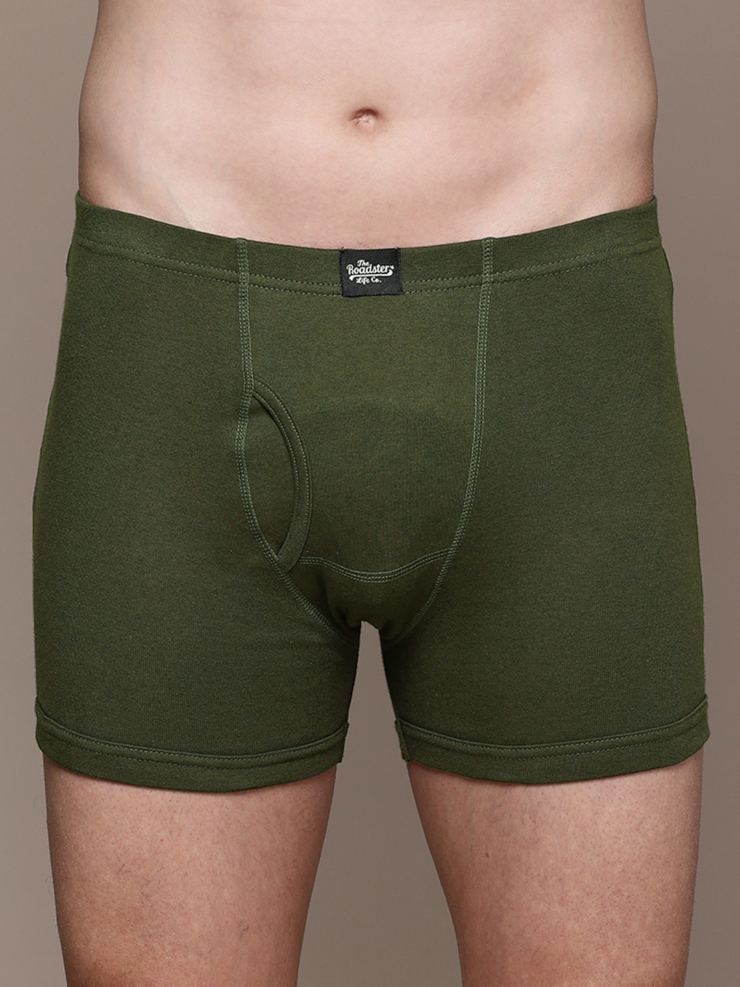 The Roadster Lifestyle Co. Green Pure Cotton Trunk RTIE-1004-GRN-1