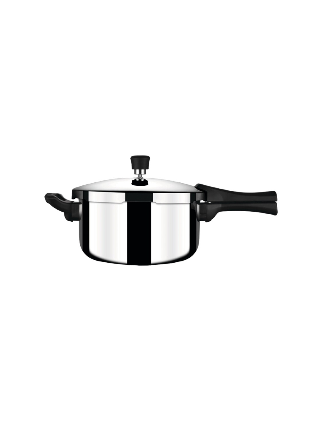 Stahl Xpress Silver Tri-Ply Stainless Steel Induction Base Outer Lid Pressure Cooker-6 L