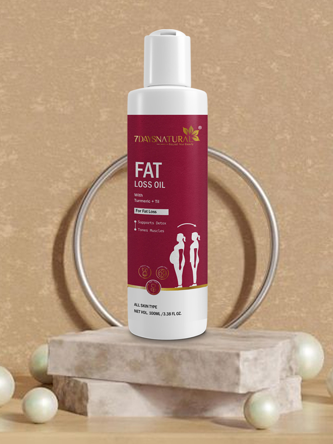 7DAYSNATURAL Fatloss Oil Shaping Solution - 100ml