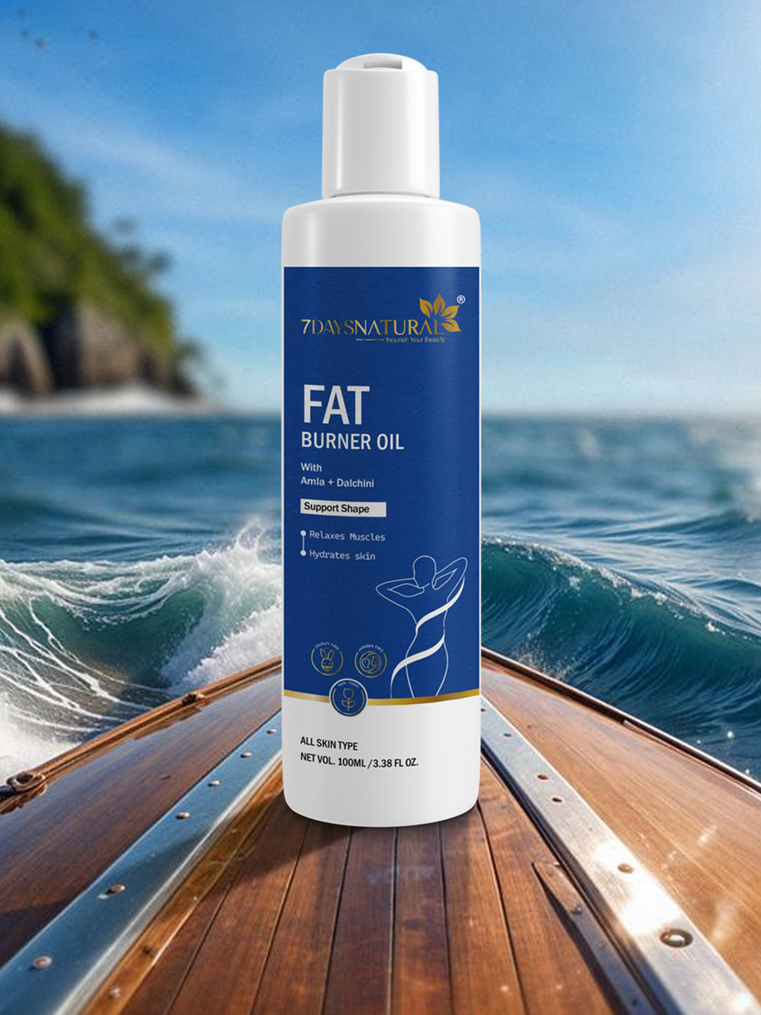 7DAYSNATURAL Feel Of Nature Fat Burner Oil - 100ml