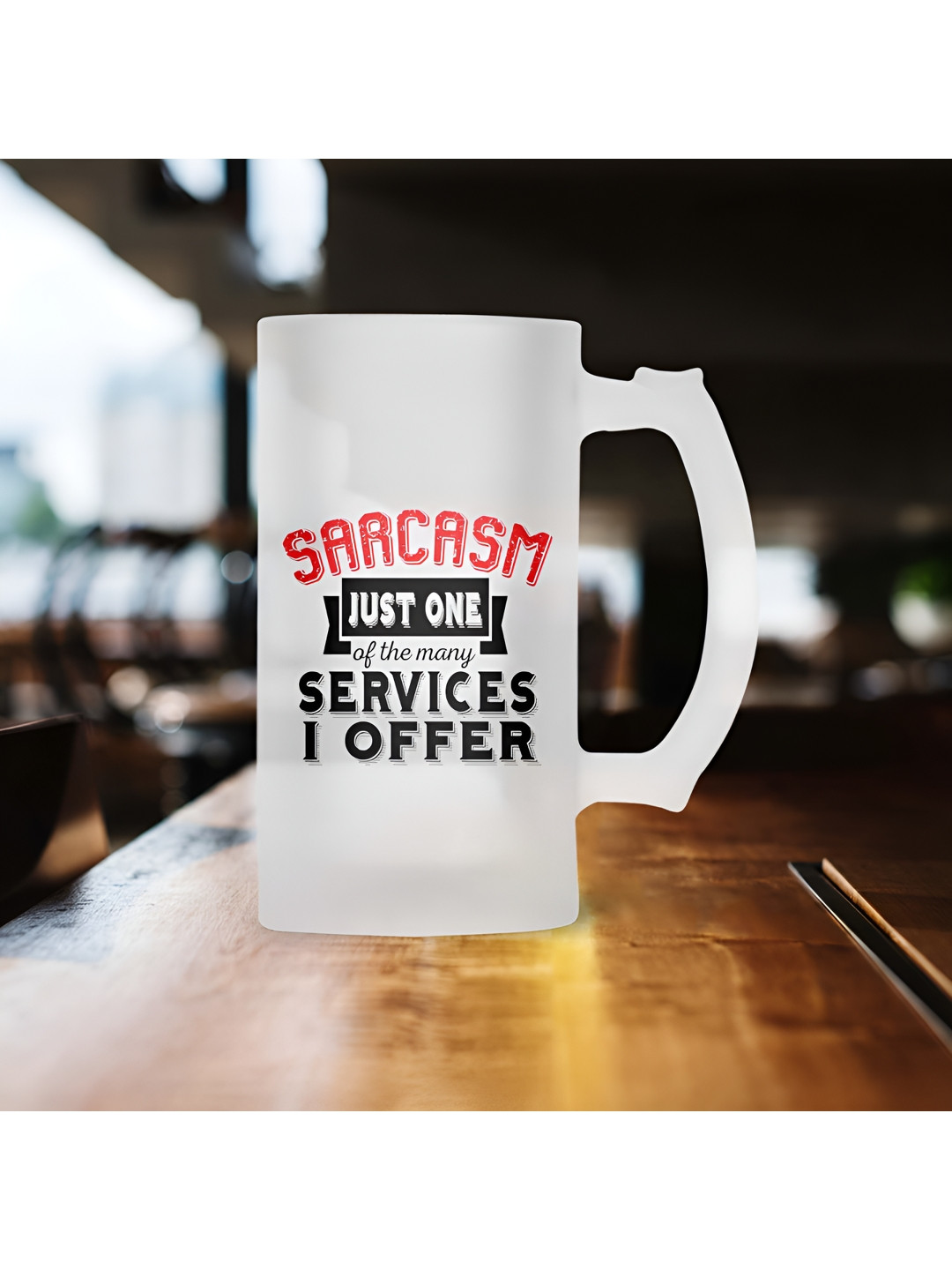 ARTBUG Stanley Name Personalised White Typography Glass Microwave Safe Mug-470ml