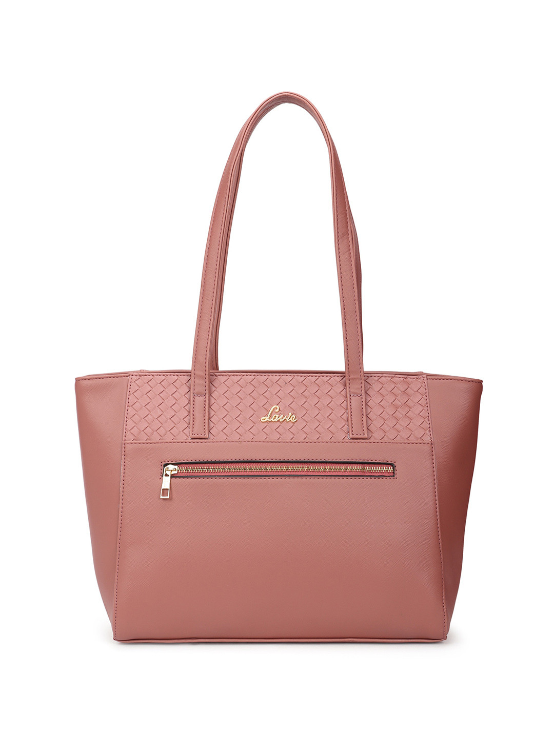 Lavie Oversized Synthetic Leather Shopper Tote Bag