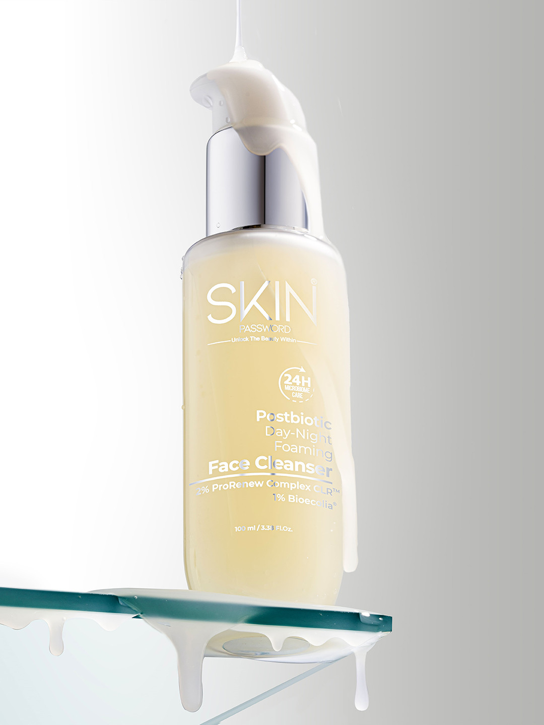 SKIN PASSWORD Postbiotic Day-Night Foaming Face Cleanser - 100ml