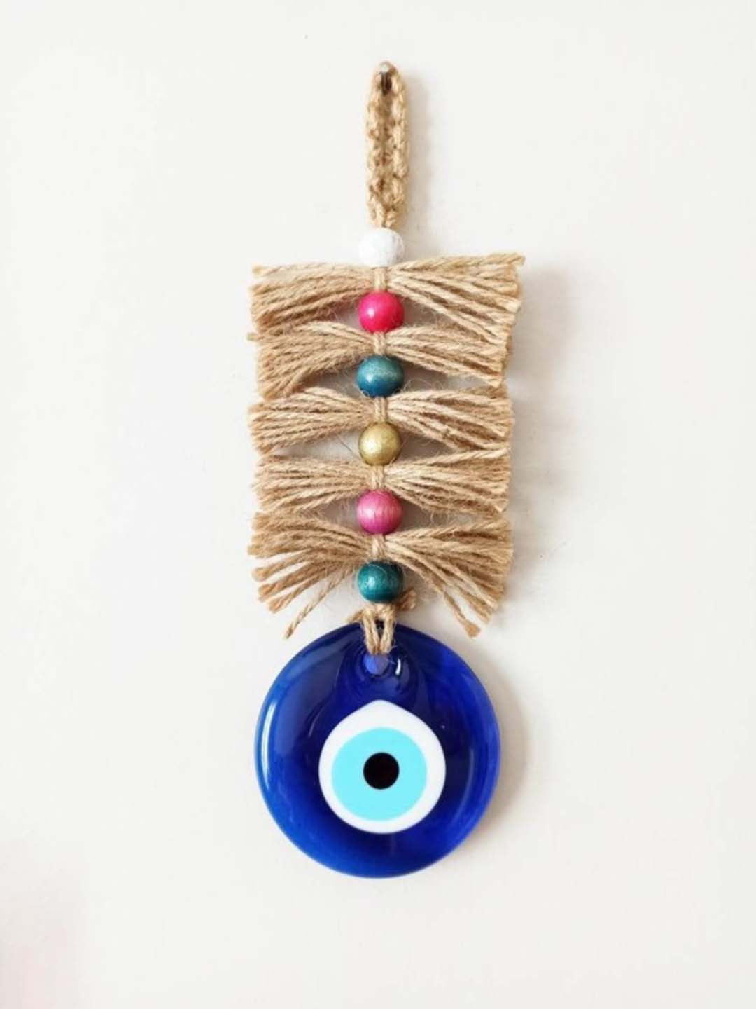 Classy Tulip Jute Bohemian Glossy Hanging Hall Wall Hangings-6In