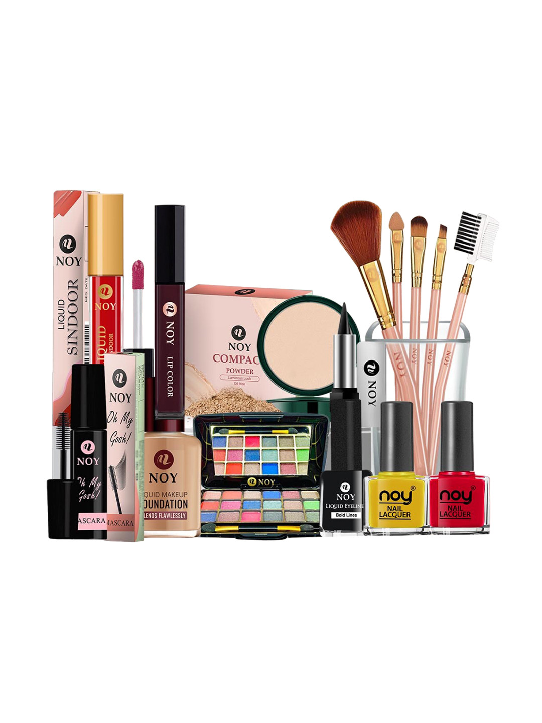 NOY Set Of 15 Makeup Combo - Luxurious Pairing For Exquisite Glamour - 569