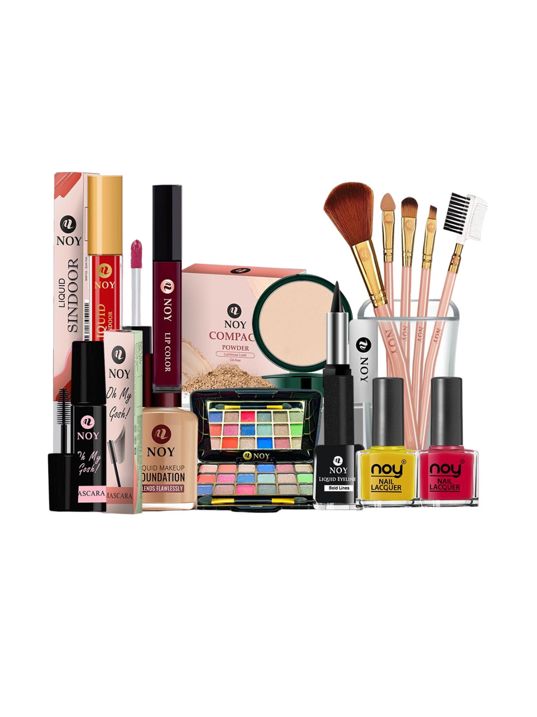 NOY Set Of 15 Makeup Combo - Delight For Radiant Beauty - 595