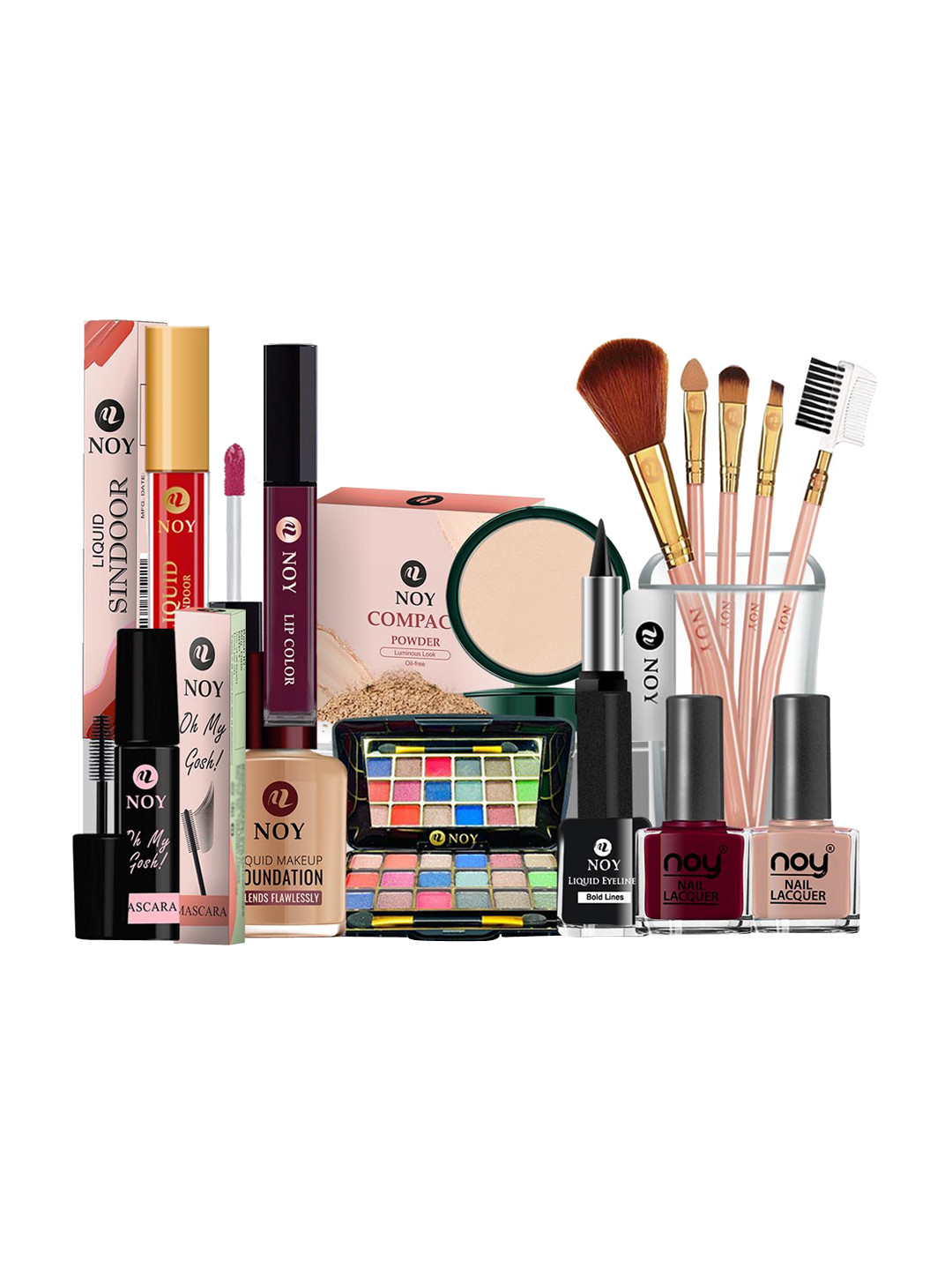 NOY Set Of 15 Essence Makeup Combo - Effortless Beauty Captured In Harmony - No. 653
