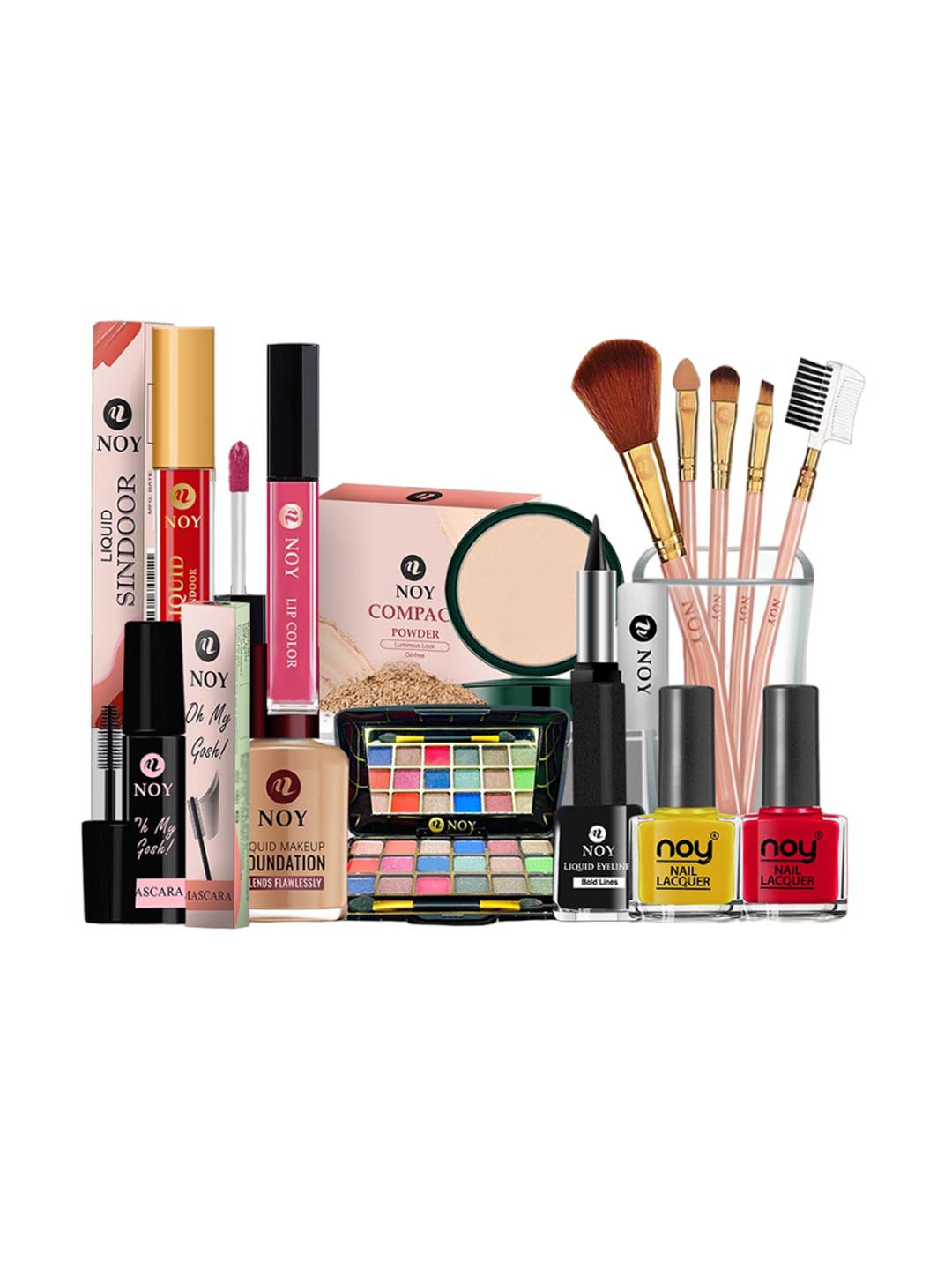 NOY Set Of 15 Makeup Combo - Professional Blend - No. 566