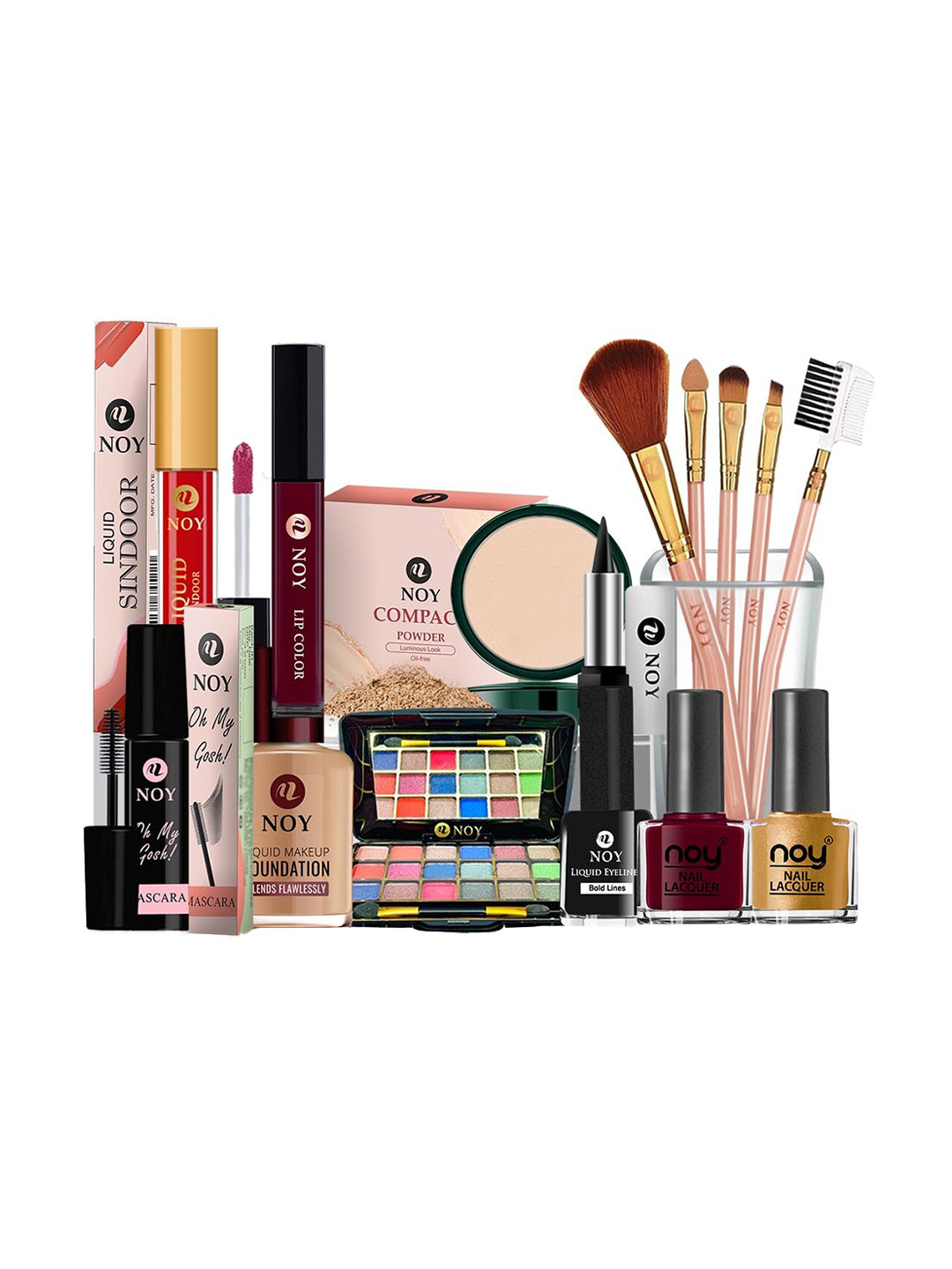 NOY Set Of 15 Essence Makeup Combo - Effortless Beauty Captured In Harmony - No. 635
