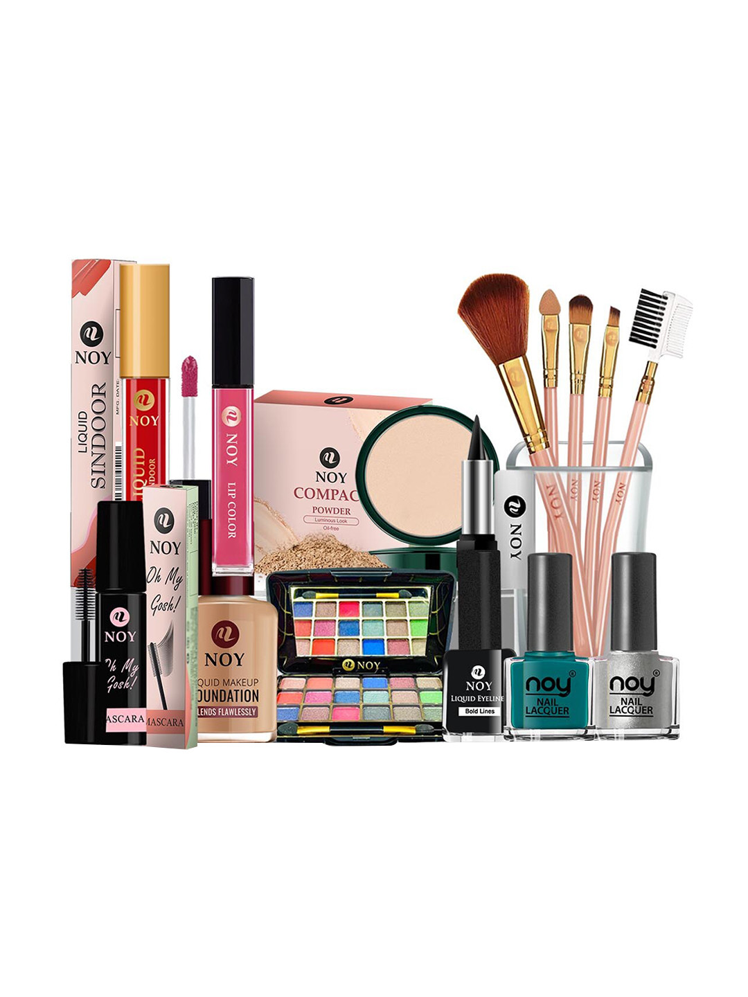 NOY 15Pcs Lightweight Festive Makeup Combo - Combo No. 518