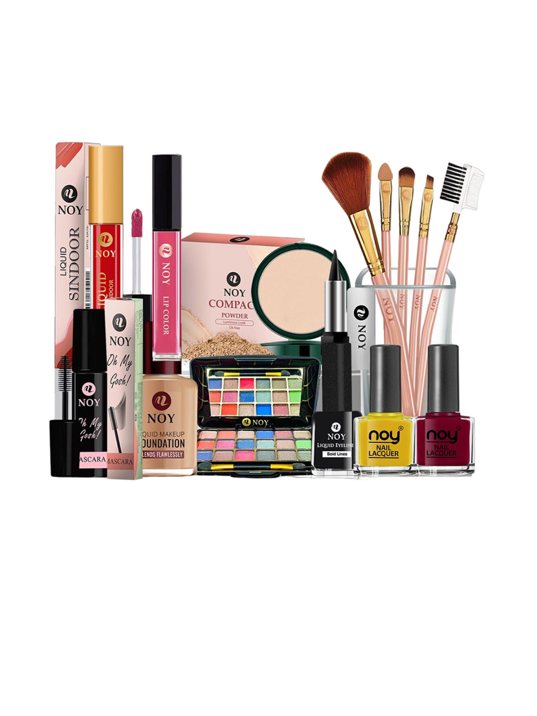 NOY Set Of 15 All In One Makeup Combo - Must-Have Pair For Gorgeous Results - 550