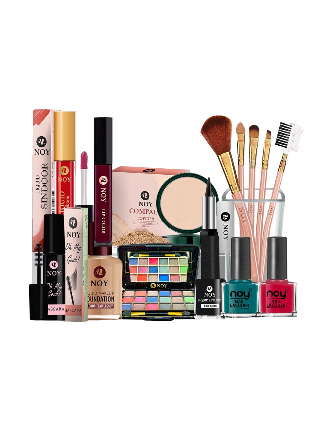 NOY 15Pcs Professional Glamour Makeup Combo- Combo No. 531