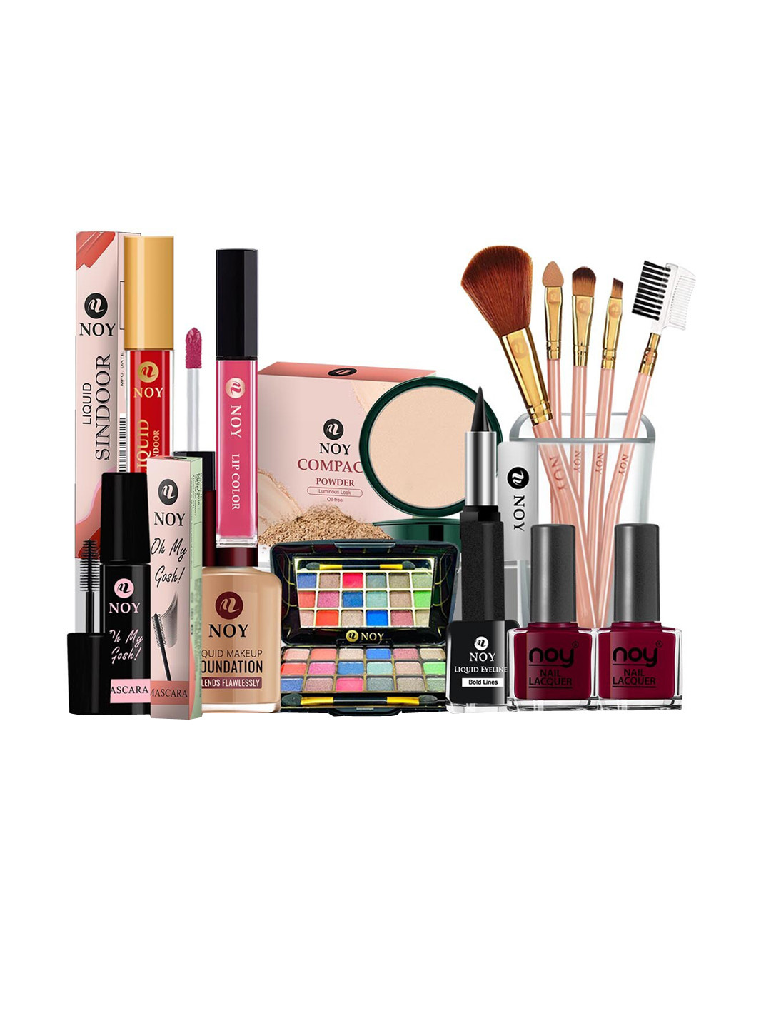 NOY Set Of 15 Marvel Makeup Combo - Flawless Fusion For Stunning Beauty - 606