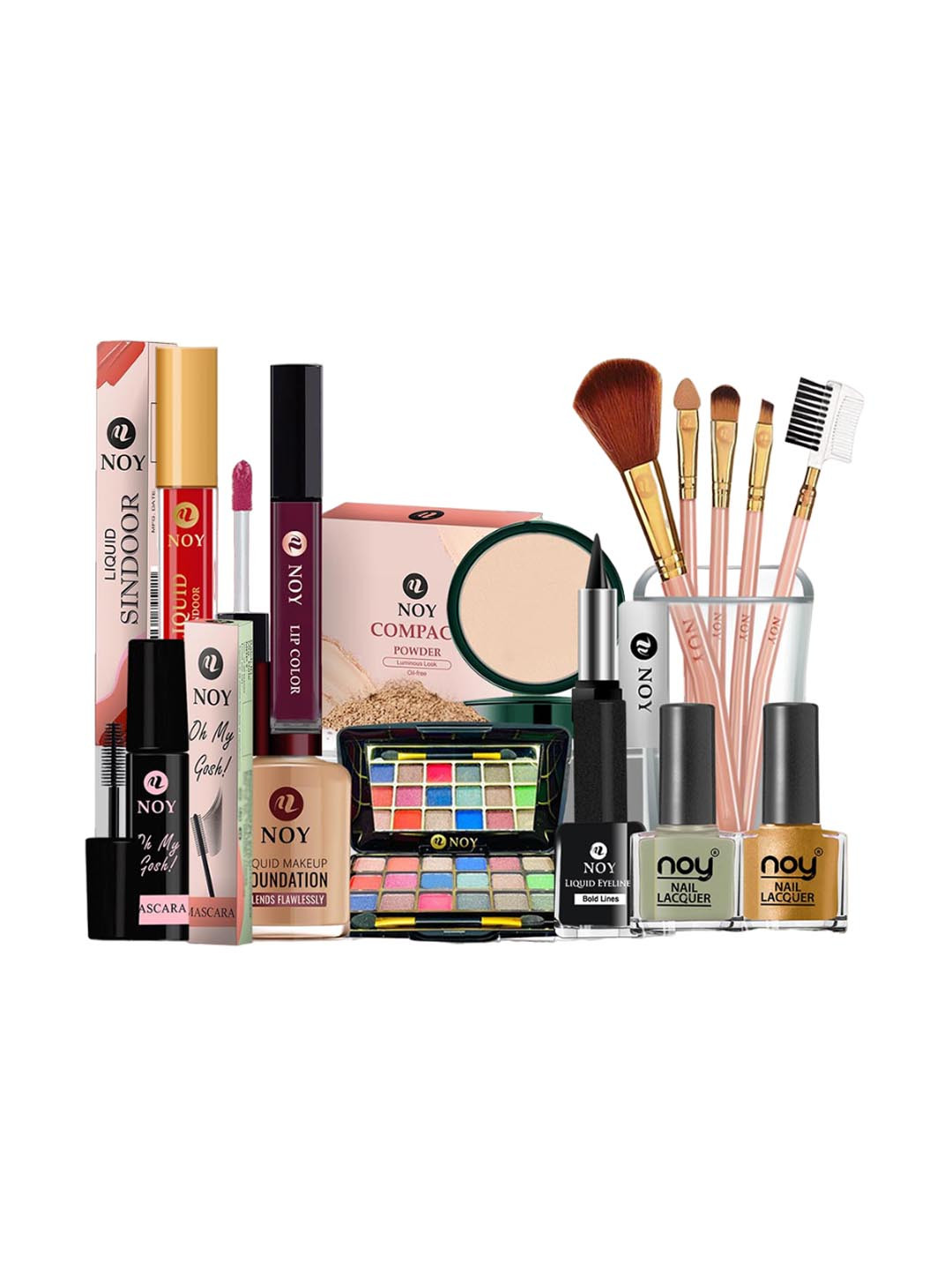 NOY 15Pcs Makeup Combo- For High Pigmentation- Combo No. 717