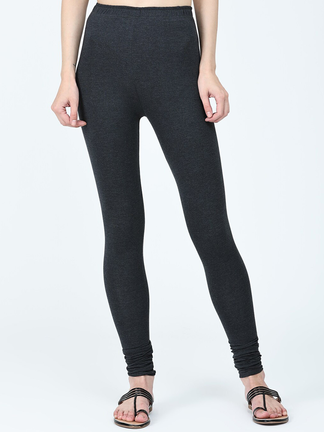 Robinbosky Biowashed Stretchable Churidar Length Leggings