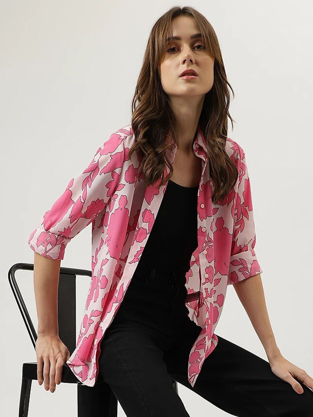 Marks & Spencer Printed Regular Fit Blouse