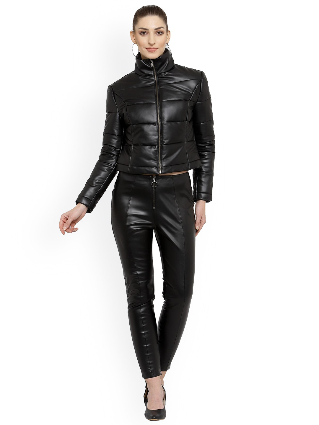 BEAVER High Neck Lightweight Biker Jacket