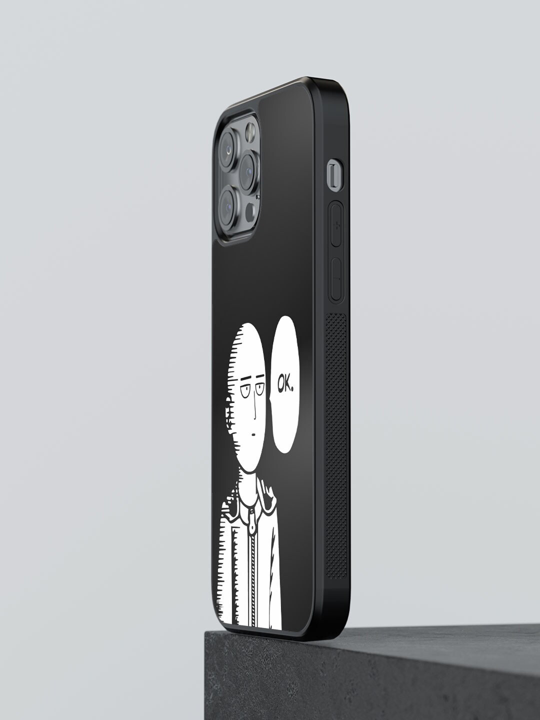 macmerise Saitama Not Impressed Printed iPhone 12 Pro Phone Bumper Case Cover