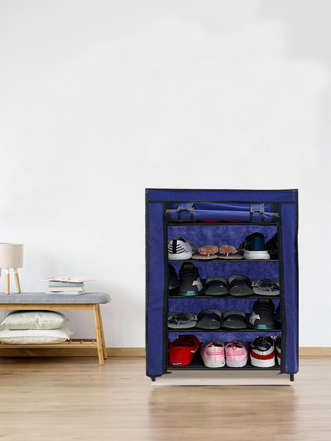Urban Choice Blue Non Woven 5 Tier Racks