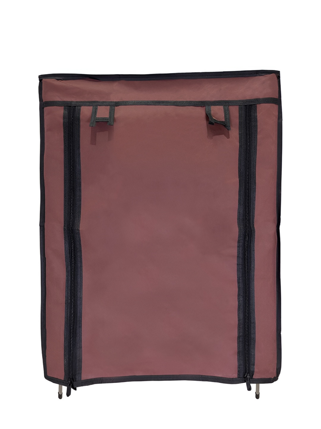 Urban Choice Brown Non-Woven 4-Tier Rectangular Shelf Racks