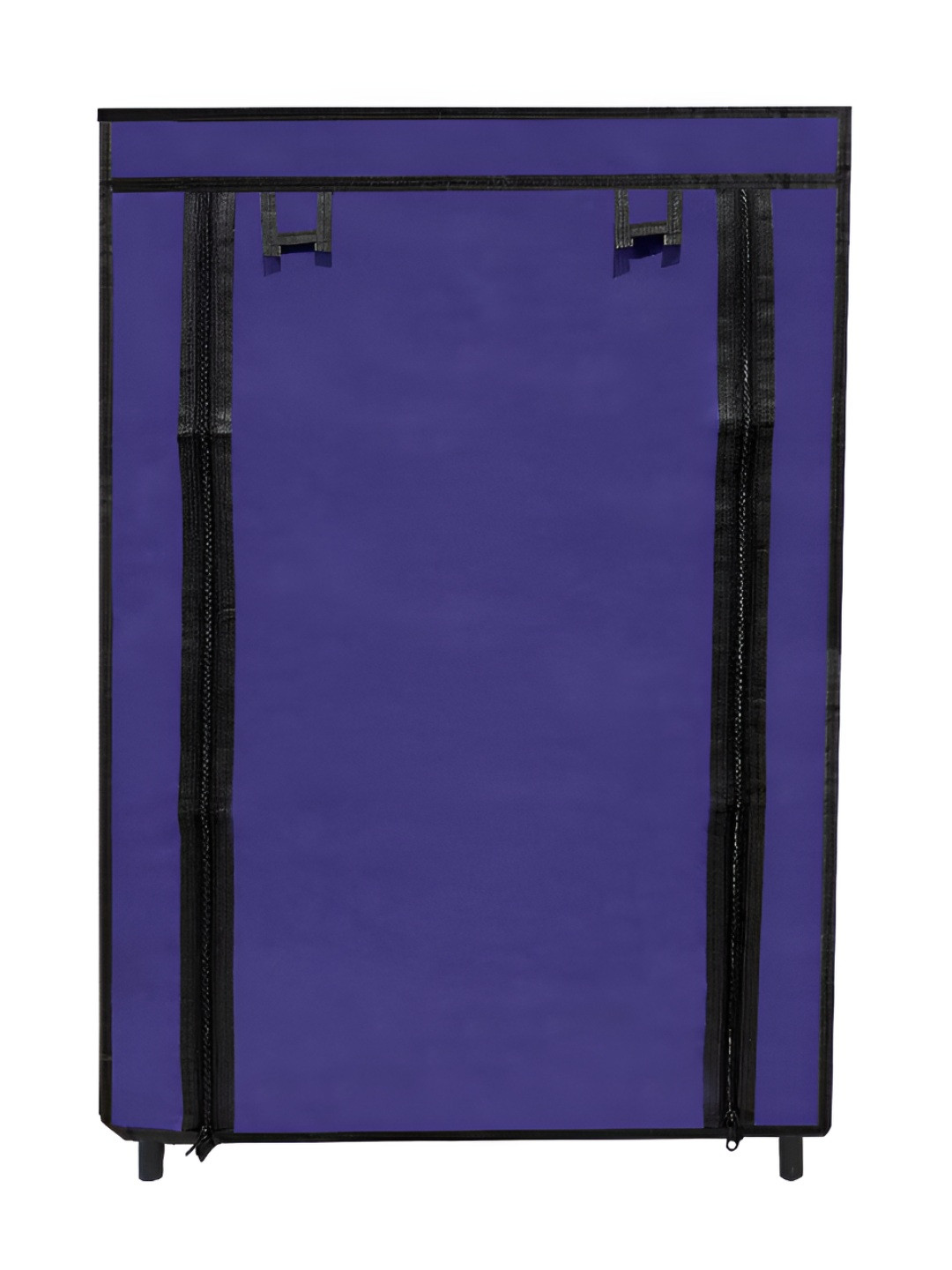 Urban Choice Blue 4-Tier Metal Rectangular Racks