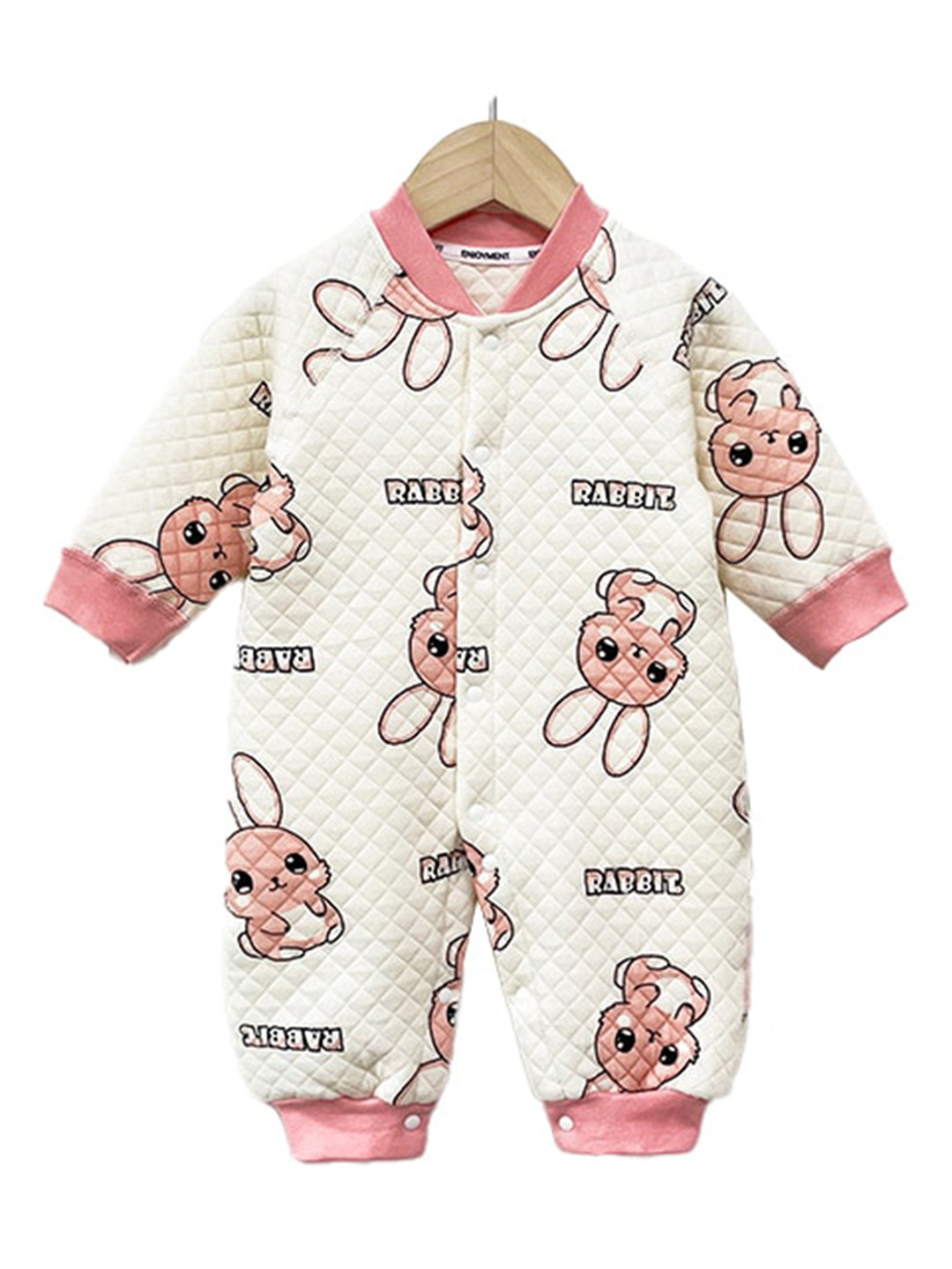 StyleCast Infants Girls White Printed Rompers