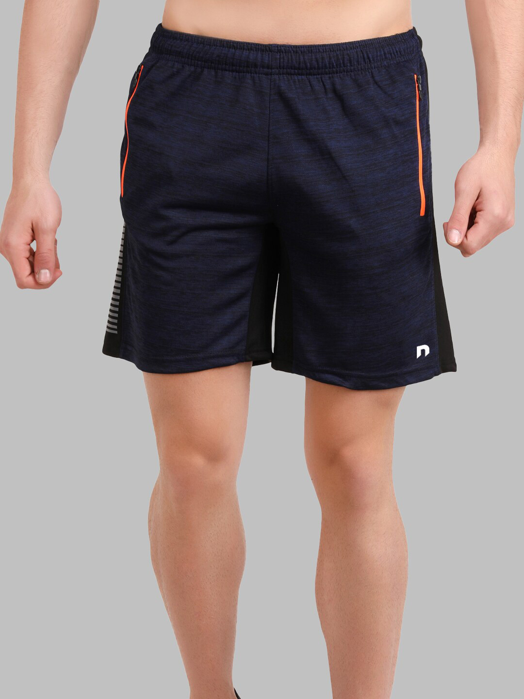 NEVER LOSE Men Mid-Rise Cycling Sports Shorts