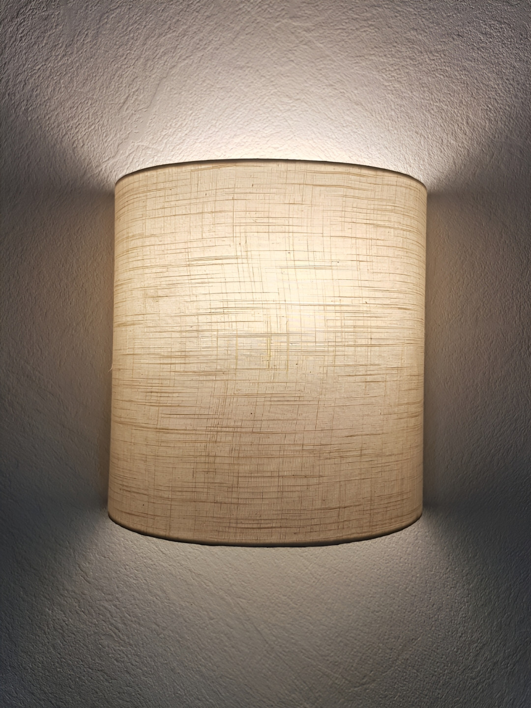 Mufasa Cream-Coloured Metal Cylindrical Wall Lamp