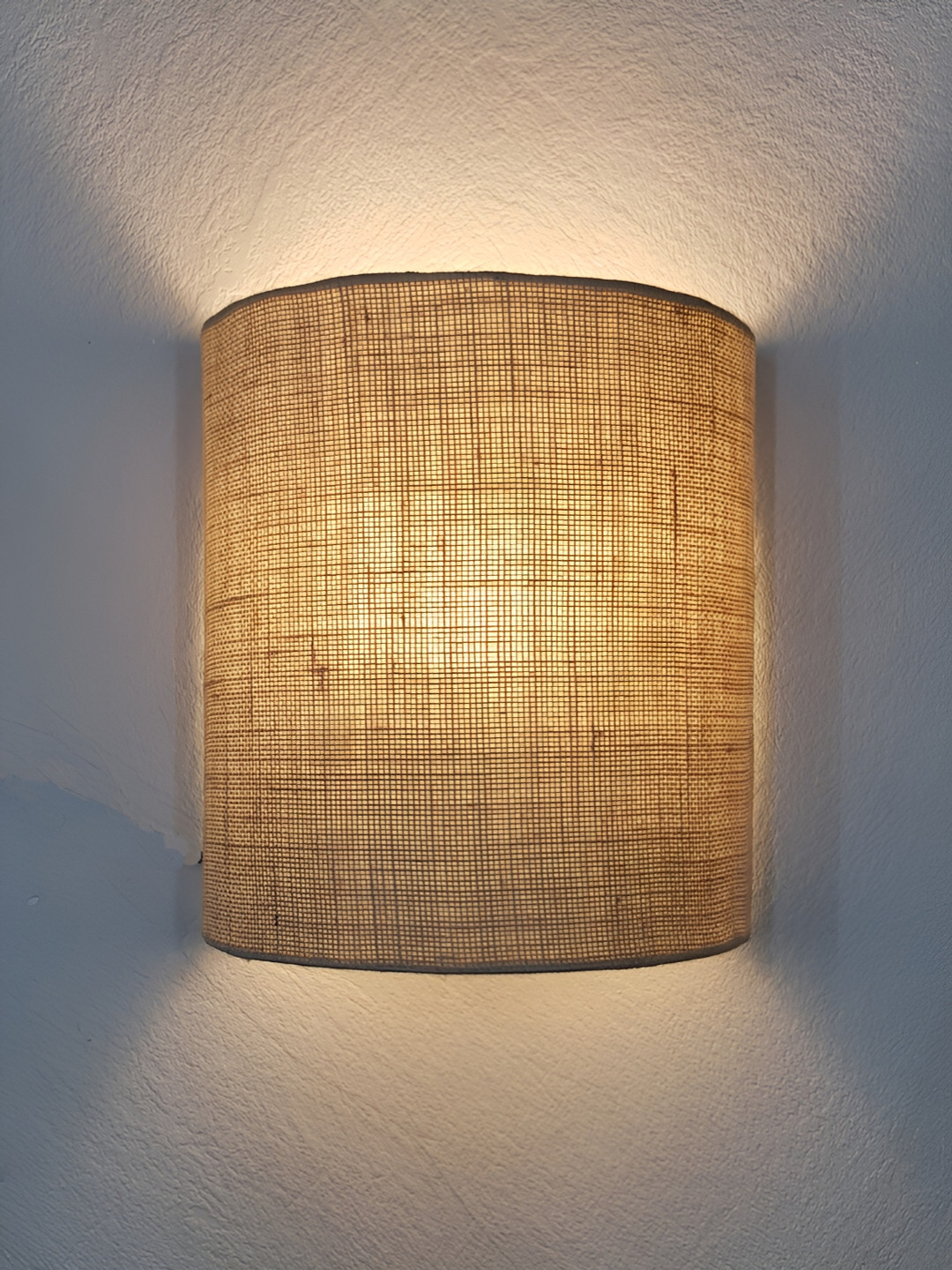 Mufasa Brown Metal Cylindrical Wall Lamp