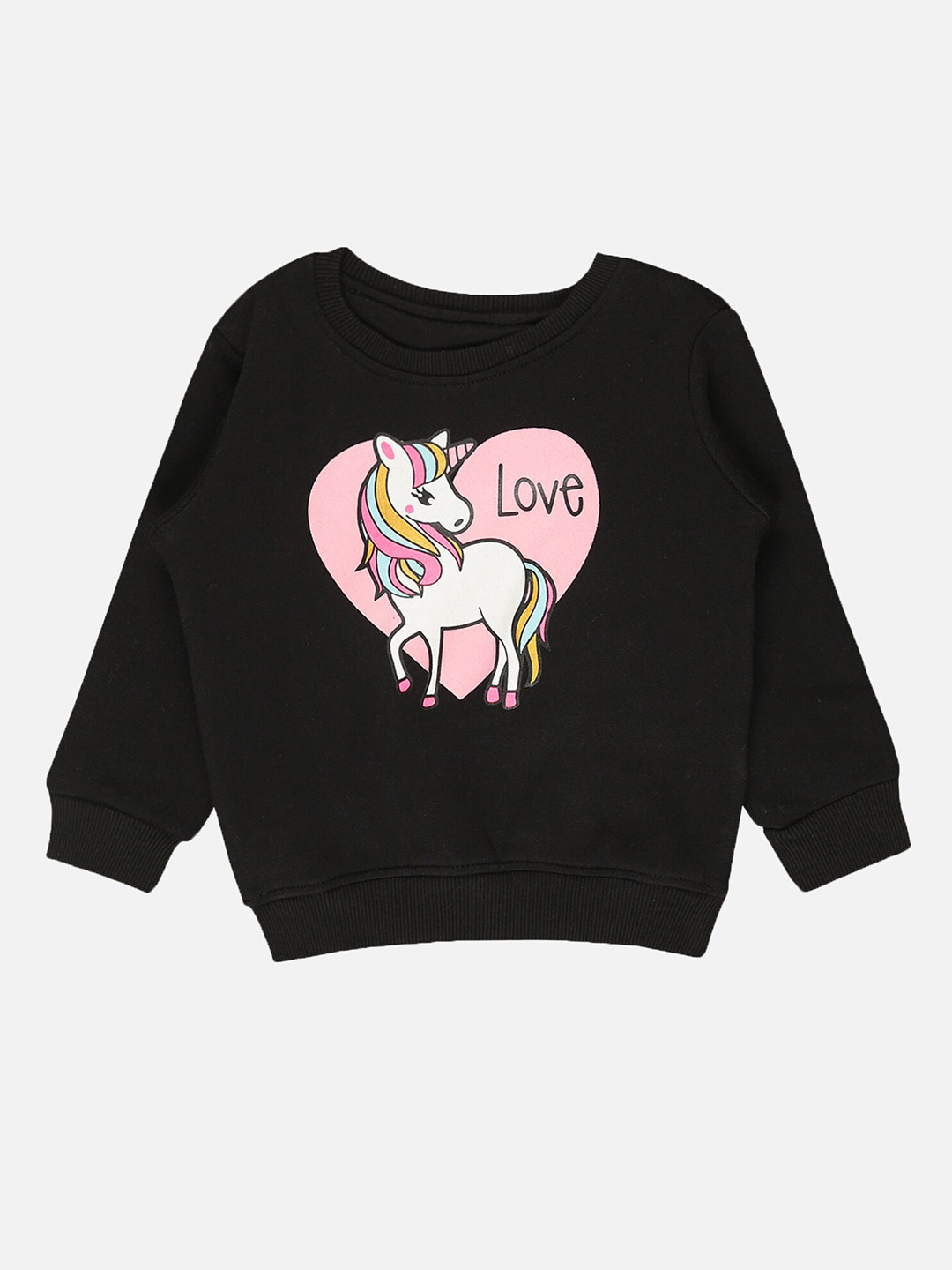 Bodycare Kids Girls Unicorn Printed Fleece Pullover