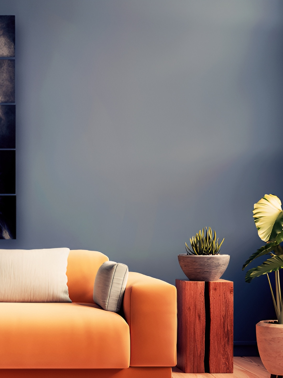 Casperme Off White & Black 5 Pieces Wooden Jesus Sparkle Touch Painting Wall Art