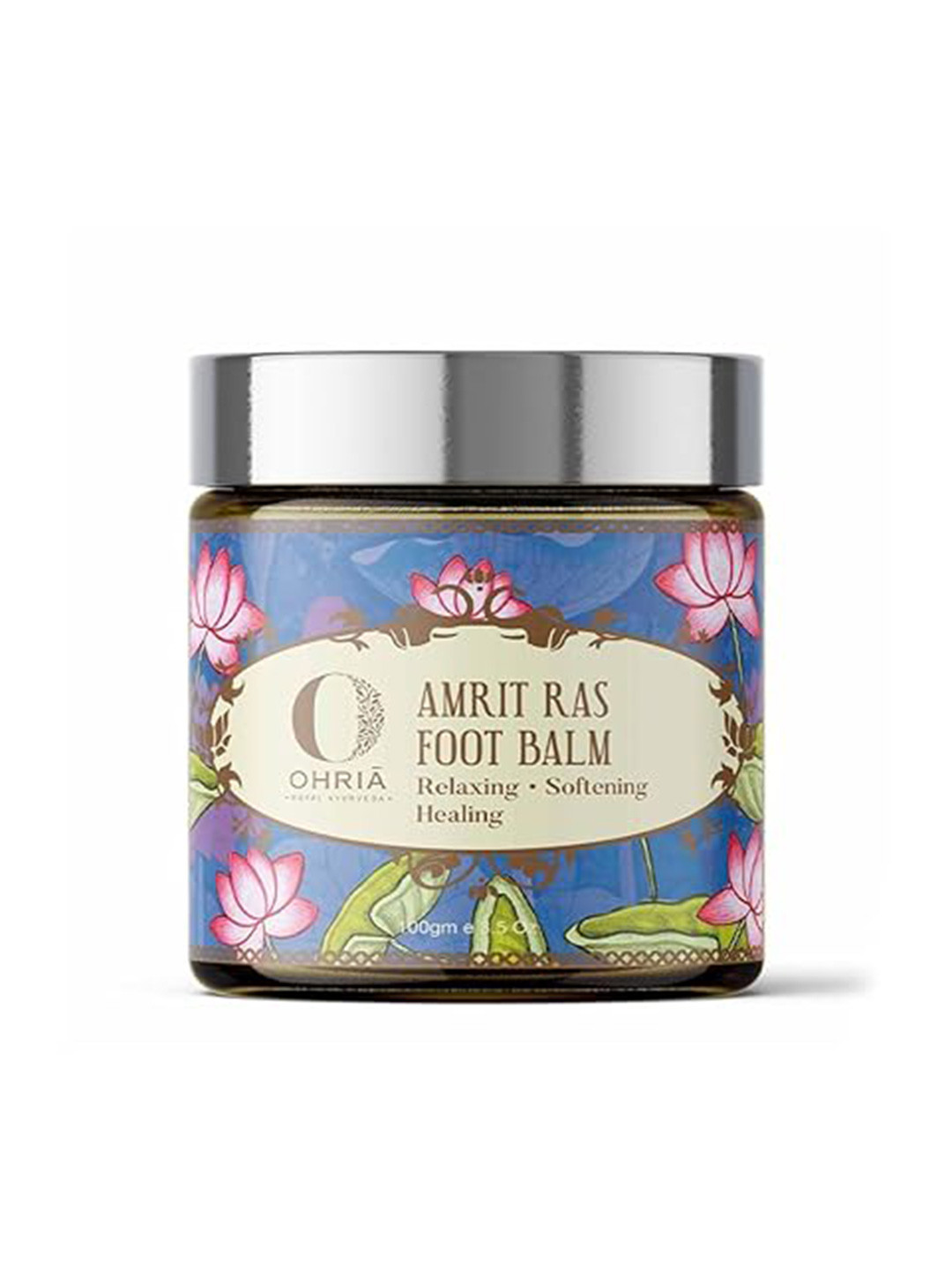 OHRIA AYURVEDA Amrit Ras Foot Balm for Relaxing Softening & Healing - 100g