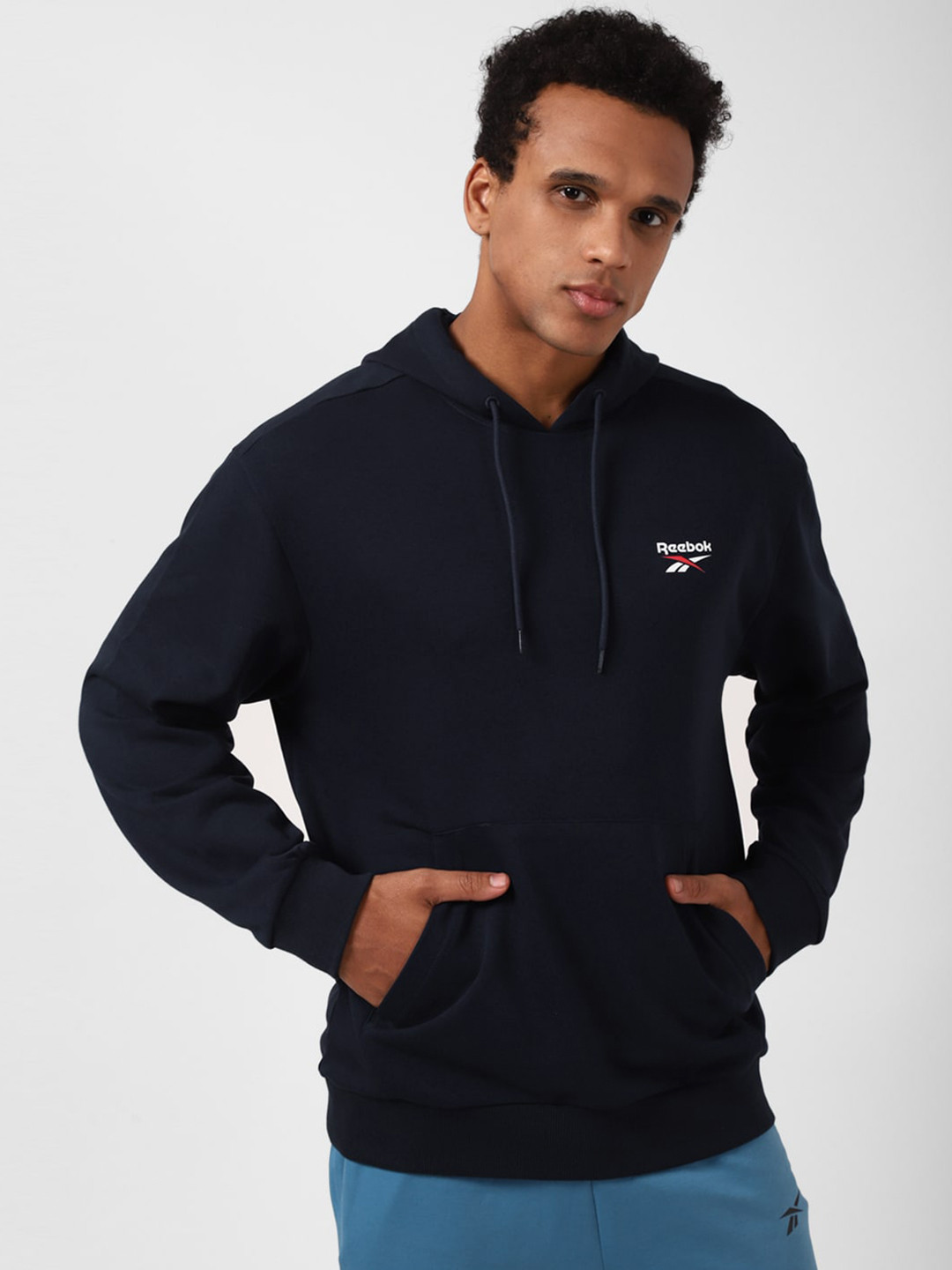 Reebok Ri Ft Left Chest Oth Hooded Pullover Sweatshirt
