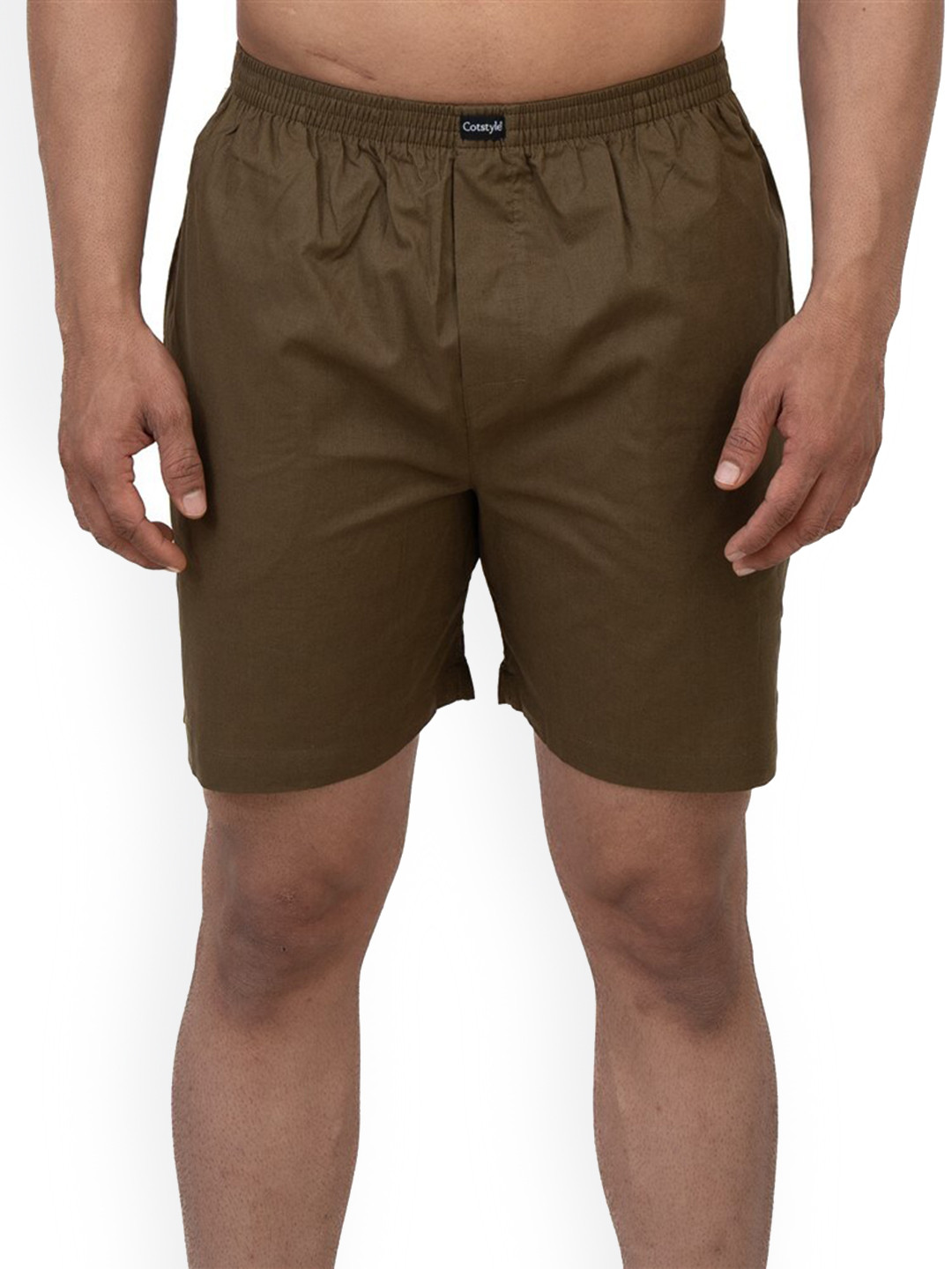 Cotstyle Pure Cotton Mid Rise Boxer Bxr_1011_Green-S