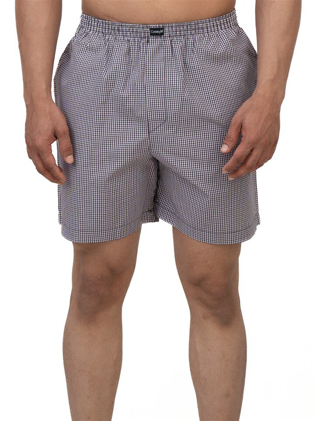 Cotstyle Checked Pure Cotton Boxers