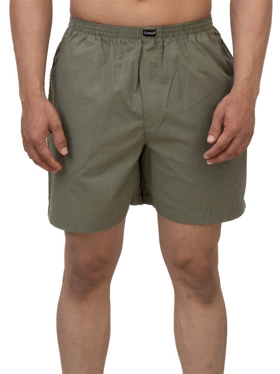 Cotstyle Checked Pure Cotton Boxers