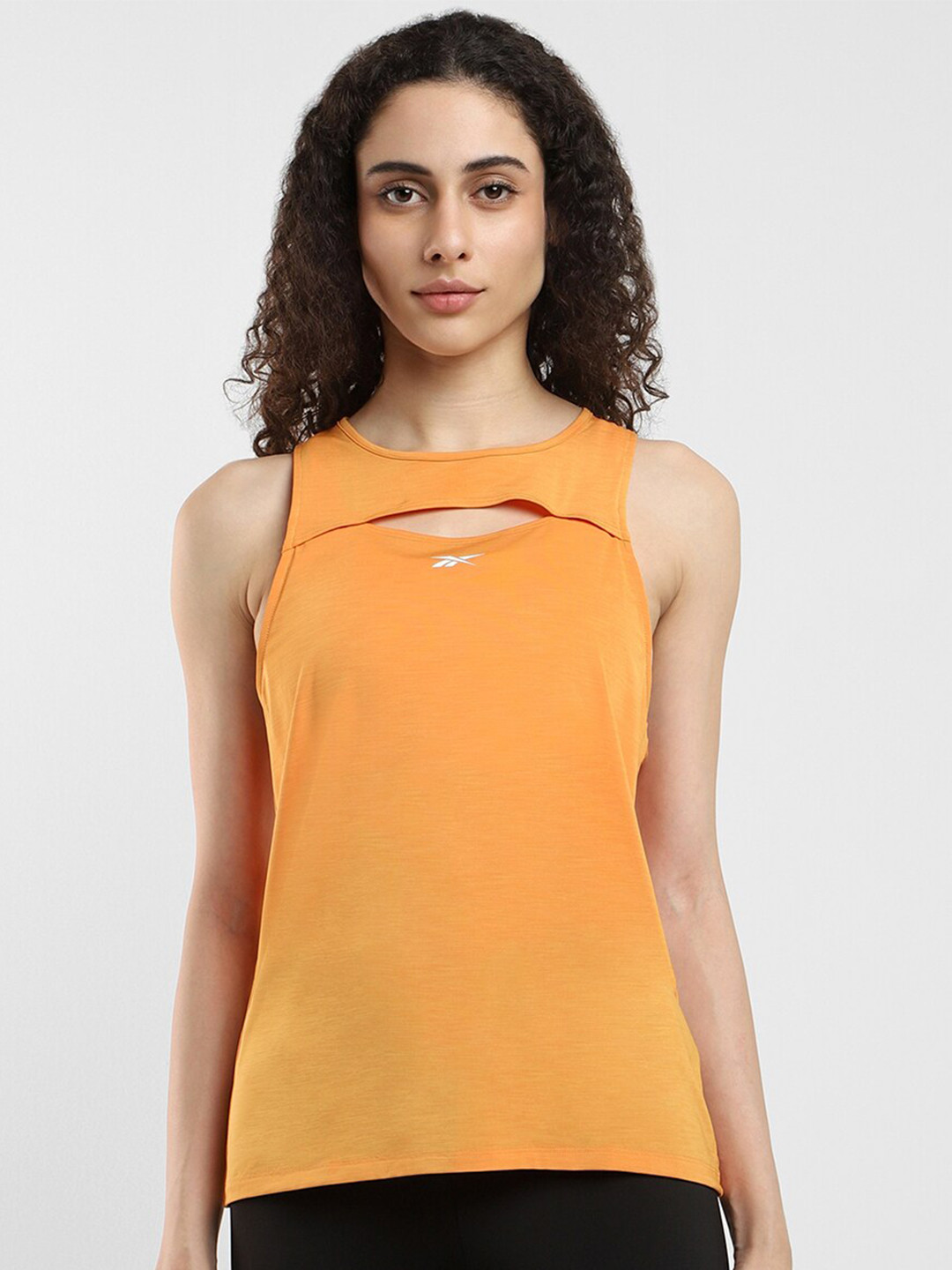 Reebok Brand Logo Printed Detail Ac Athletic Tank Top