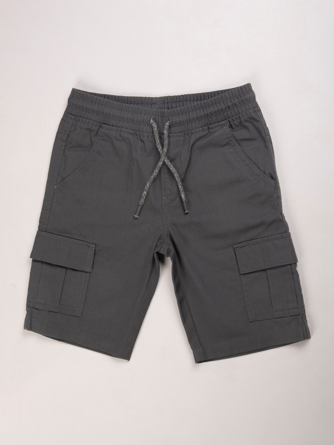 Zalio Boys Mid-Rise Casual Pure Cotton Cargo Shorts