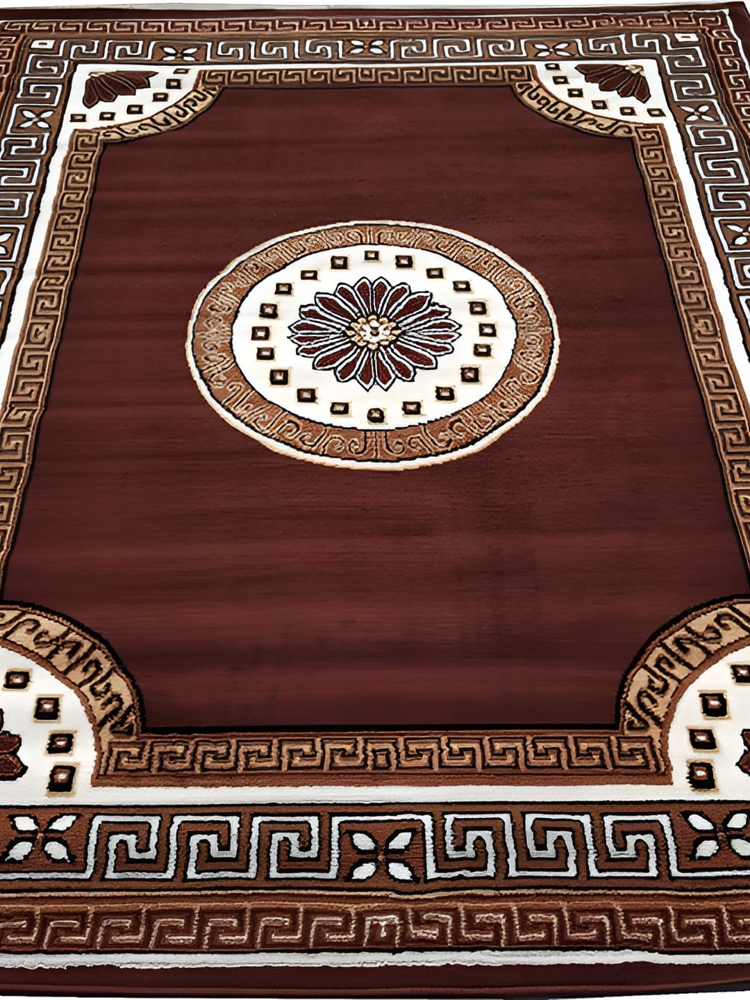 Asad Emporium Rugs Brown Ethnic No Shredding Carpet