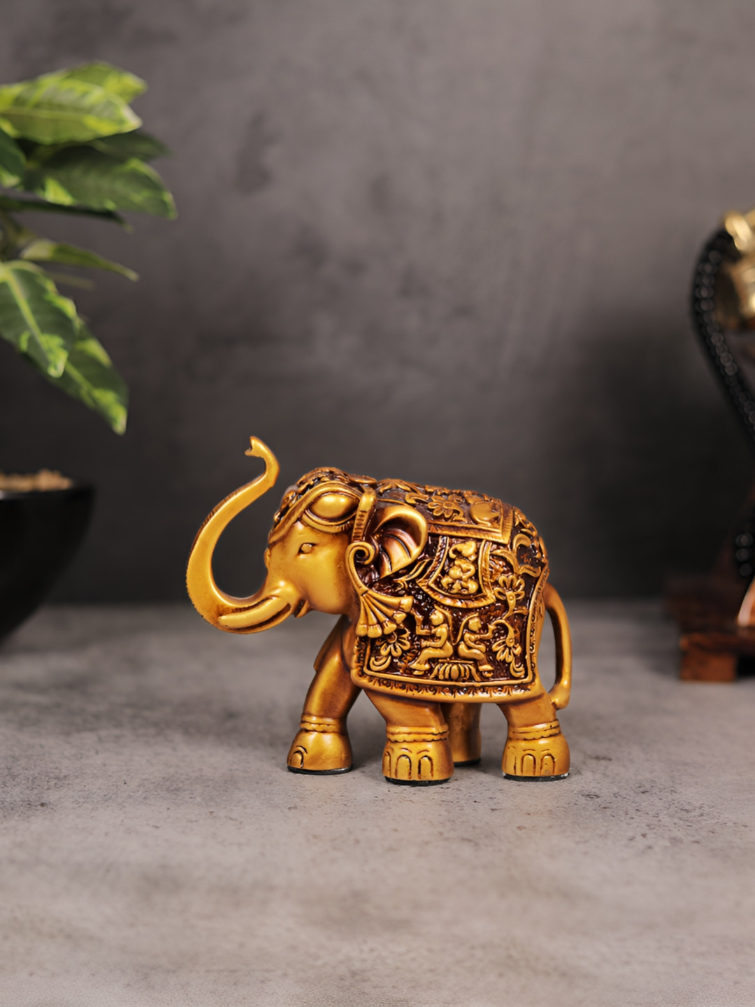 Artarium LLP Brown 2 Pieces Religious Idol Showpiece