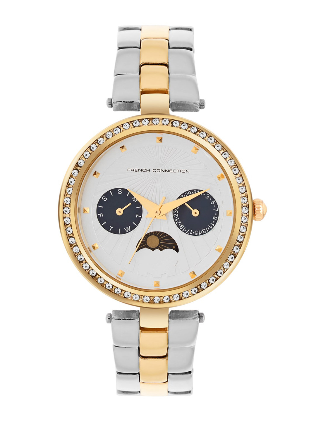 French Connection Women Water Resistance Bracelet Style Analogue Watch FCN017C